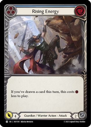 Énergie montante (bleu) (HVY185) - Poids lourds 