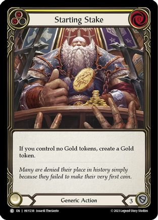Mise de départ (HVY238) - Heavy Hitters Rainbow Foil 