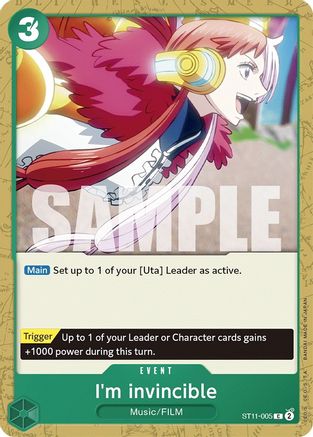 Je suis invincible (ST11-005) - Deck de démarrage 11 : Uta