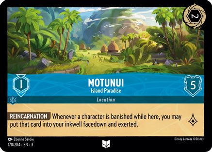 Motunui - Île paradisiaque (170/204) - Dans les Inklands Cold Foil 