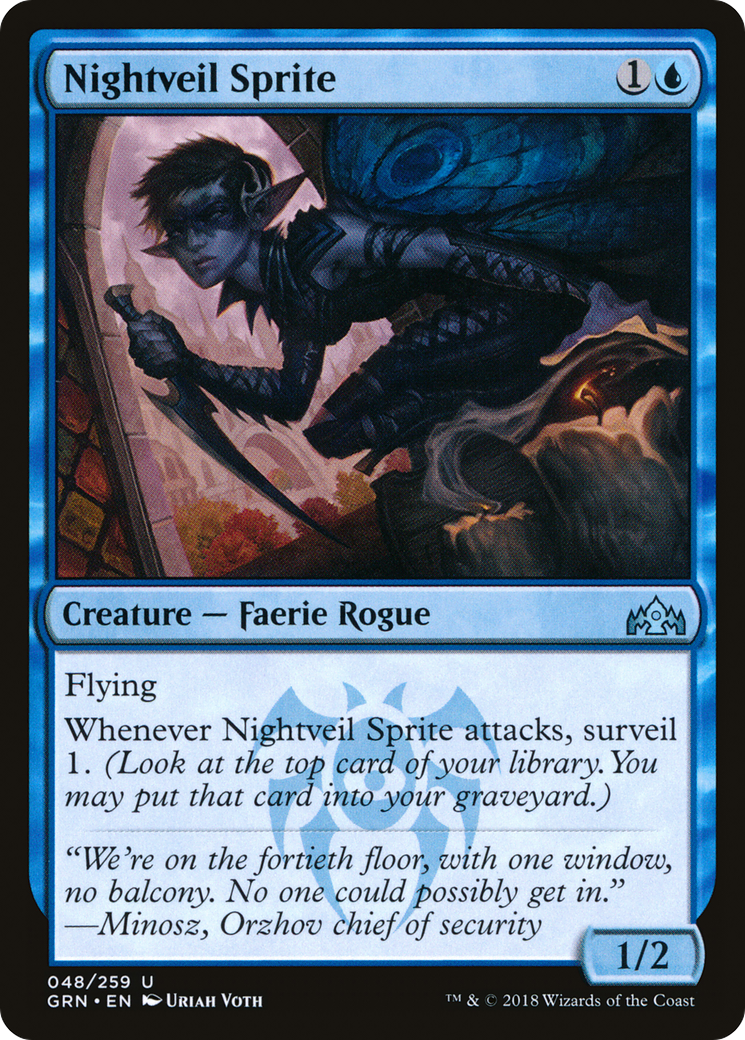 Sprite voile nocturne (GRN-048) - Guildes de Ravnica