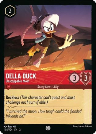 Della Duck - Unstoppable Mom (106/204) - Dans les Inklands Cold Foil 