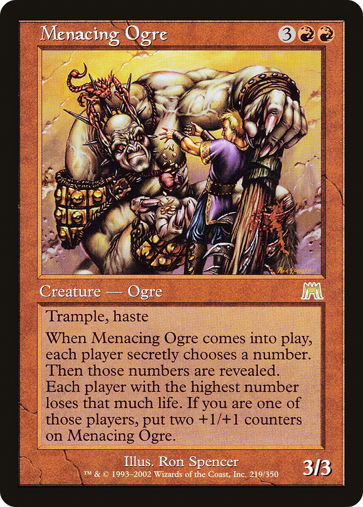 Ogre menaçant (ONS-219) - Onslaught Foil 