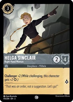 Helga Sinclair - Bras droit (175/204) - Dans les Inklands 