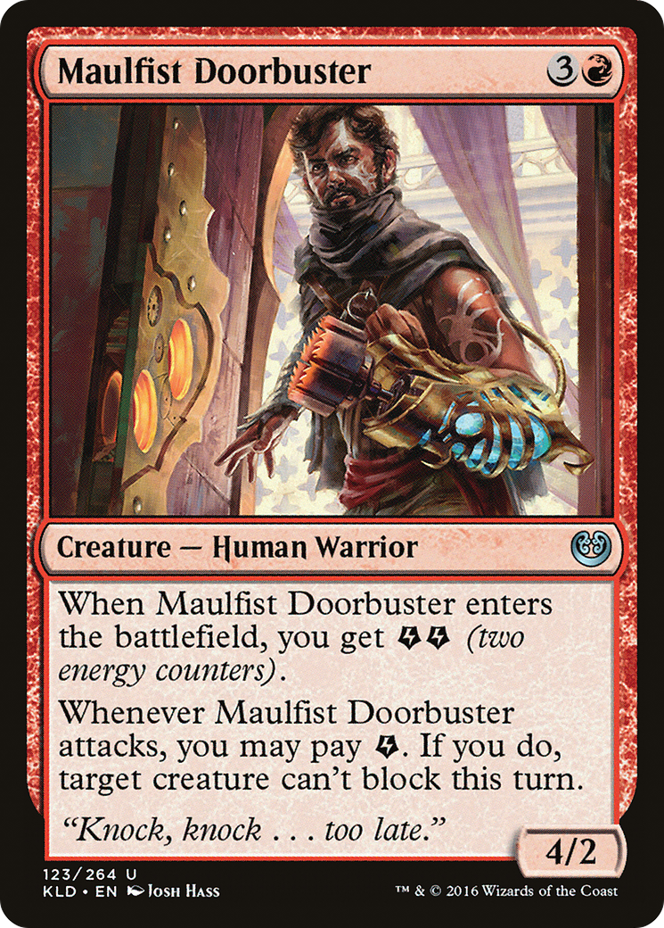 Maulfist Doorbuster (KLD-123) - Feuille de Kaladesh 