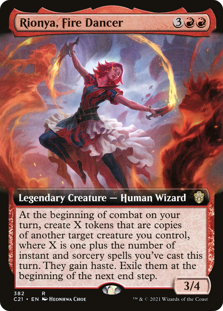 Rionya, danseuse du feu (C21-382) - Commander 2021 : (Extended Art) 