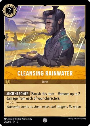 Eau de pluie purificatrice (29/204) - Feuille froide Into the Inklands 