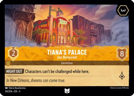 Tiana's Palace - Restaurant Jazz (34/204) - Dans les Inklands Cold Foil 