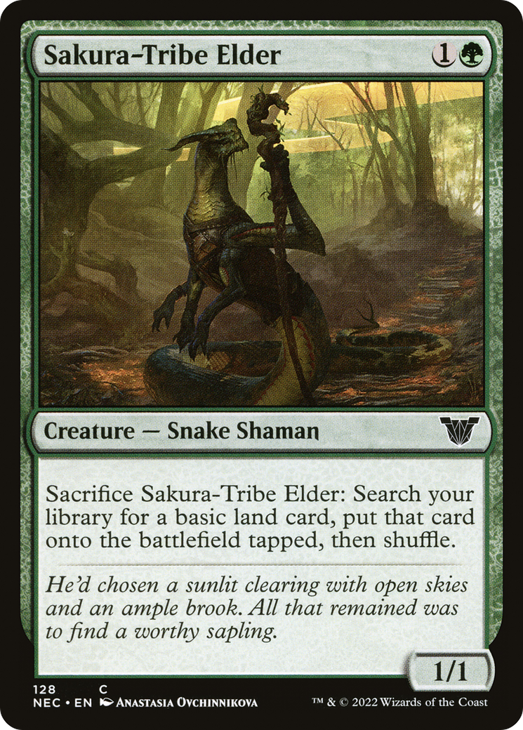 Sakura-Tribe Elder (NEC-128) - Neon Dynasty Commander