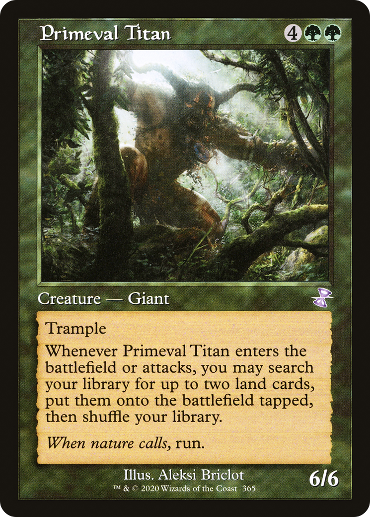 Primeval Titan (TSR-365) - Time Spiral Remastered Foil 