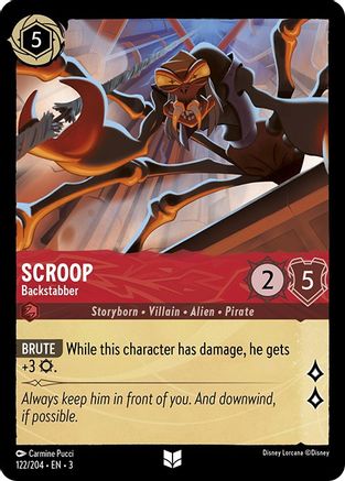 Scroop - Backstabber (122/204) - Dans les Inklands Cold Foil 