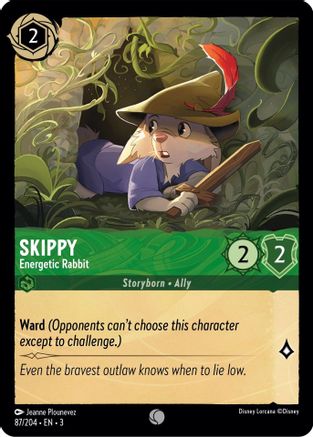 Skippy - Lapin énergique (87/204) - Dans les Inklands Cold Foil 