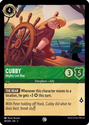 Cubby - Mighty Lost Boy (69/204) - Dans les Inklands Cold Foil 