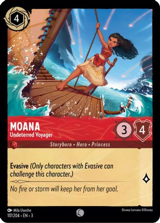 Moana - Voyageur inébranlable (117/204) - Dans les Inklands (feuille froide) 