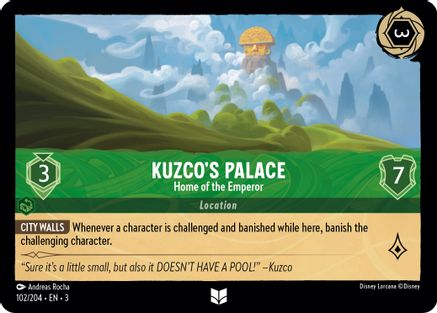 Palais de Kuzco - Demeure de l'Empereur (102/204) - Dans les Inklands Cold Foil 