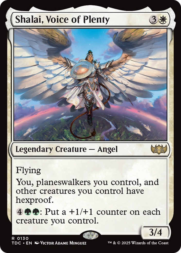 Shalai, la Voix de l'Abondance (TDC-130) - Commandant : Tarkir : Tempête de Dragons 