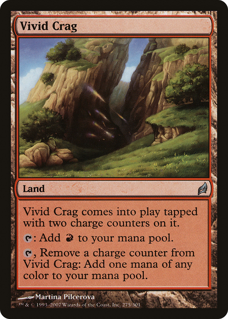 Vivid Crag (LRW-275) - Lorwyn Foil 