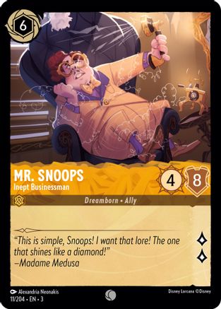 M. Snoops - Homme d'affaires incompétent (11/204) - Dans les Inklands Cold Foil 