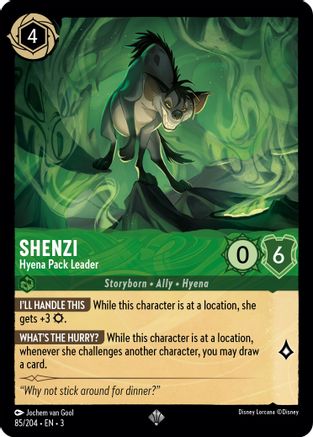 Shenzi - Chef de meute de hyènes (85/204) - Dans les Inklands Cold Foil 
