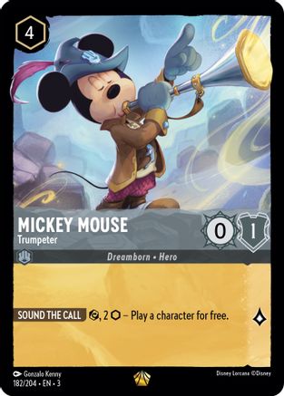 Mickey Mouse - Trompettiste (182/204) - Dans les Inklands Feuille froide 
