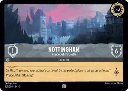 Nottingham - Château du Prince Jean (203/204) - Dans les Inklands Cold Foil 