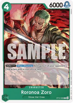 Roronoa Zoro (ST12-008) - Deck de démarrage 12 : Zoro et Sanji 