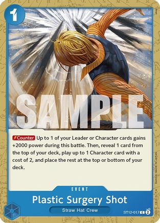 Chirurgie plastique (ST12-017) - Deck de démarrage 12 : Zoro et Sanji