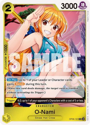 O-Nami (OP06-101) - Les ailes du capitaine Foil 