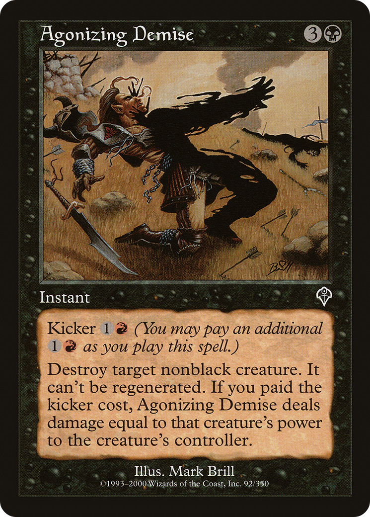 Décès agonisant (INV-092) - Invasion Foil 
