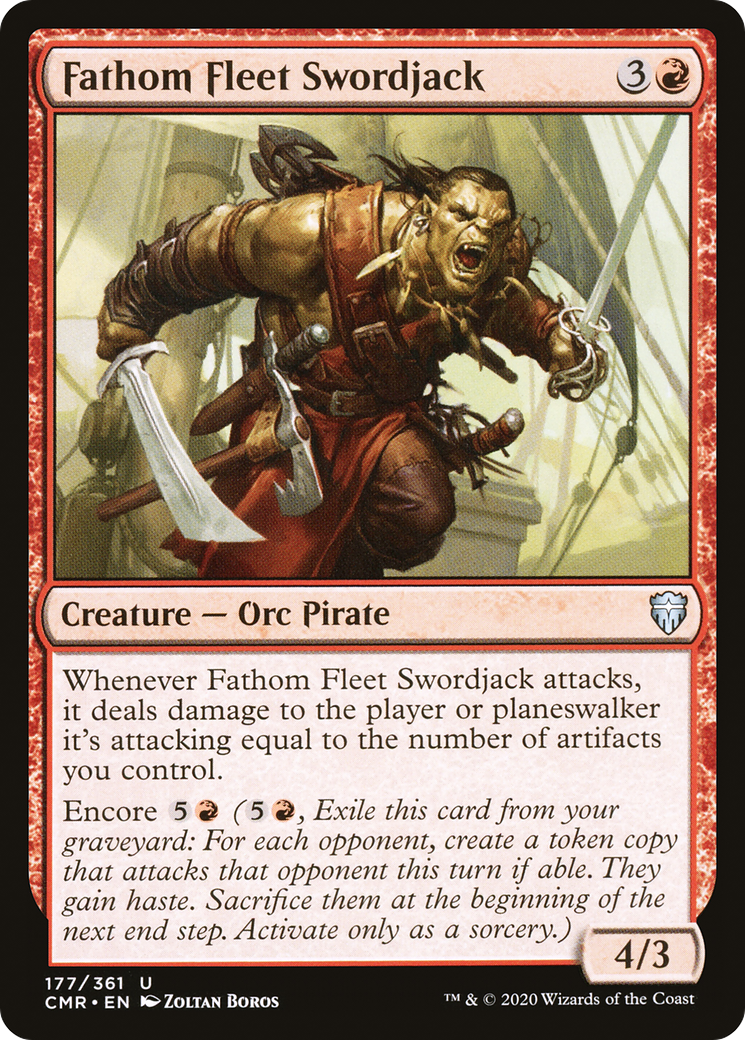 Épée de la flotte Fathom (CMR-177) - Commander Legends Foil 