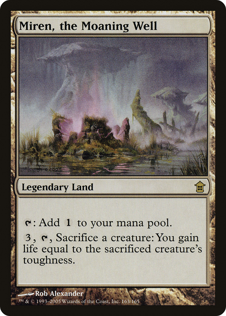 Miren, le puits gémissant (SOK-163) - Les Sauveurs de Kamigawa 