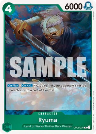 Ryuma (OP06-036) - Les ailes du capitaine Foil 