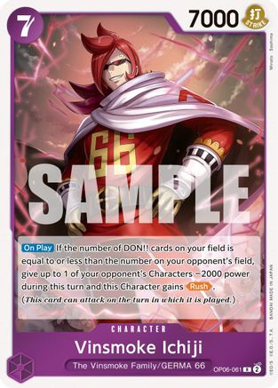 Vinsmoke Ichiji (061) (OP06-061) - Les ailes du capitaine Foil 