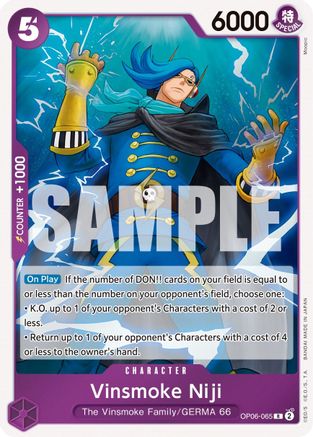 Vinsmoke Niji (065) (OP06-065) - Les ailes du capitaine Foil 