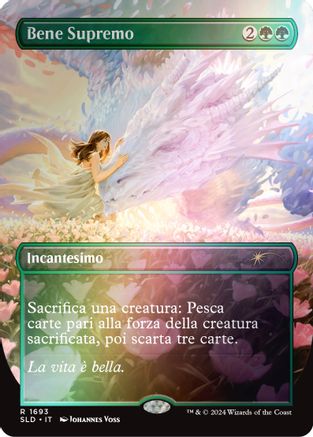 Greater Good (Italian) - "Bene Supremo" (Rainbow Foil) (SLD-1693) - Secret Lair Drop Series Foil