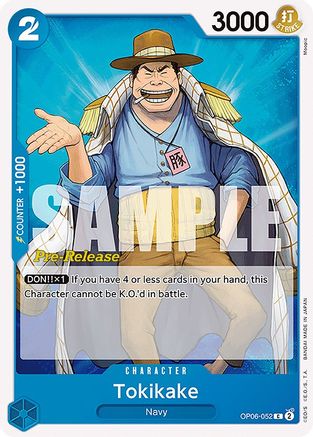Tokikake (OP06-052) - Cartes de pré-version de Wings of the Captain 