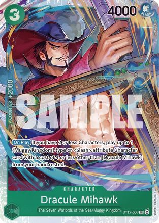 Dracule Mihawk (ST12-003) - Deck de démarrage 12 : Zoro et Sanji Foil 