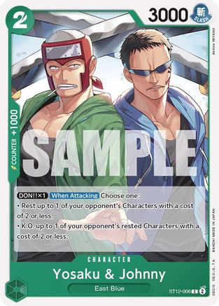 Yosaku &amp; Johnny (ST12-006) - Deck de démarrage 12 : Zoro et Sanji 