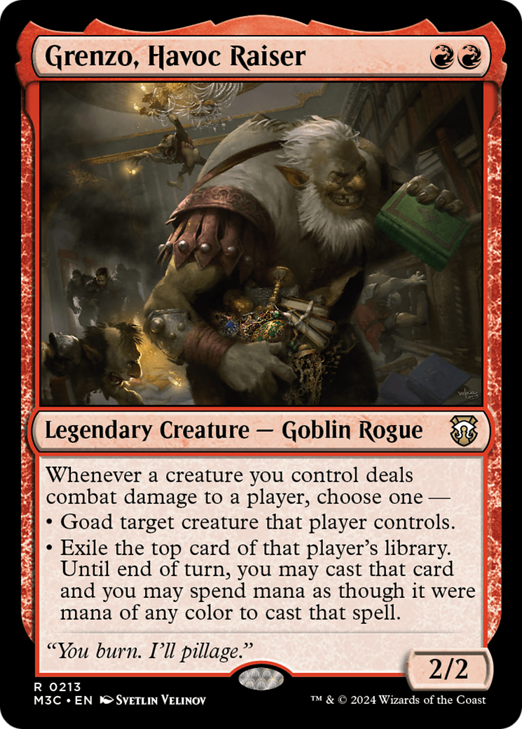 Grenzo, le semeur de ravages (M3C-213) - Commandant de Modern Horizons 3 