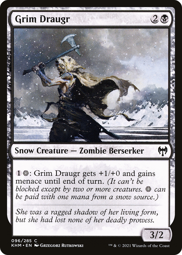 Grim Draugr (KHM-096) - Kaldheim : (neige) Foil 