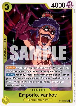 Emporio.Ivankov (ST13-005) - Ultra Deck : Les Trois Frères (Foil) 