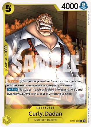 Curly.Dadan (ST13-006) - Ultra Deck : Les Trois Frères (Foil) 