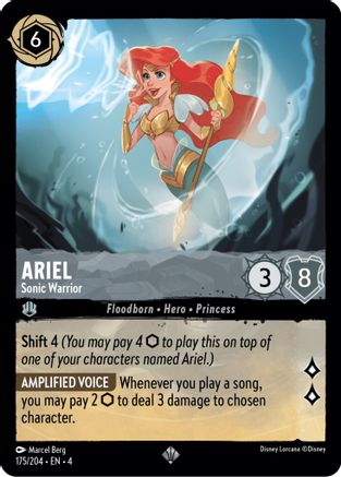 Ariel - Sonic Warrior (175/204) - Le Retour d'Ursula 