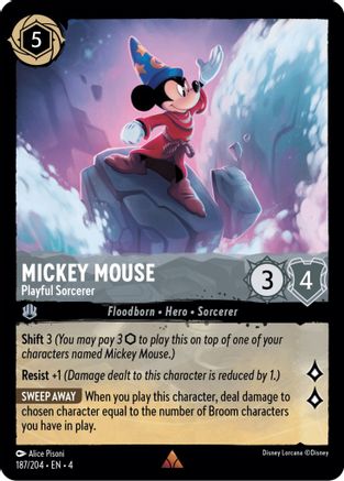 Mickey Mouse - Le Sorcier Joueur (187/204) - Le Retour d'Ursula 
