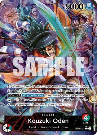 Kouzuki Oden (Art alternatif) (EB01-001) - Booster supplémentaire : Collection commémorative 
