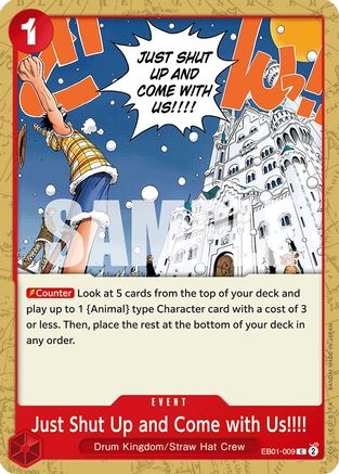 Tais-toi et rejoins-nous ! (EB01-009) - Extra Booster : Collection commémorative 