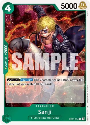 Sanji (EB01-014) - Booster supplémentaire : Collection commémorative 