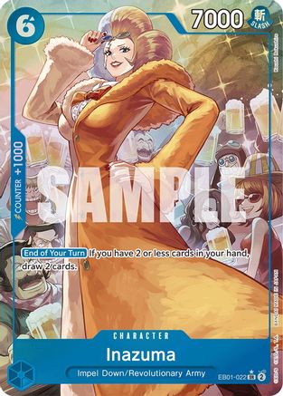 Inazuma (Art alternatif) (EB01-022) - Booster supplémentaire : Collection commémorative 