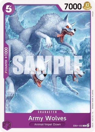 Army Wolves (EB01-032) - Booster supplémentaire : Collection commémorative 