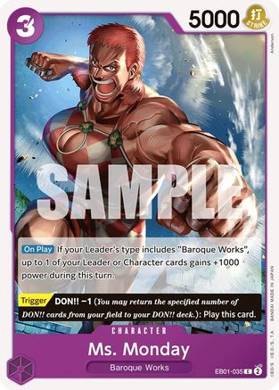 Mme Lundi (EB01-035) - Booster supplémentaire : Collection commémorative 